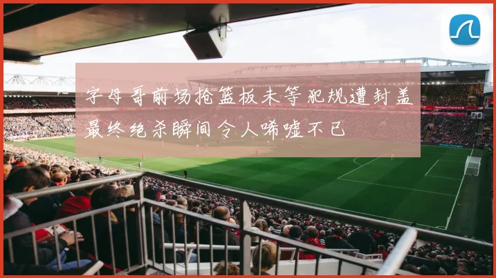 字母哥前场抢篮板未等犯规遭封盖最终绝杀瞬间令人唏嘘不已